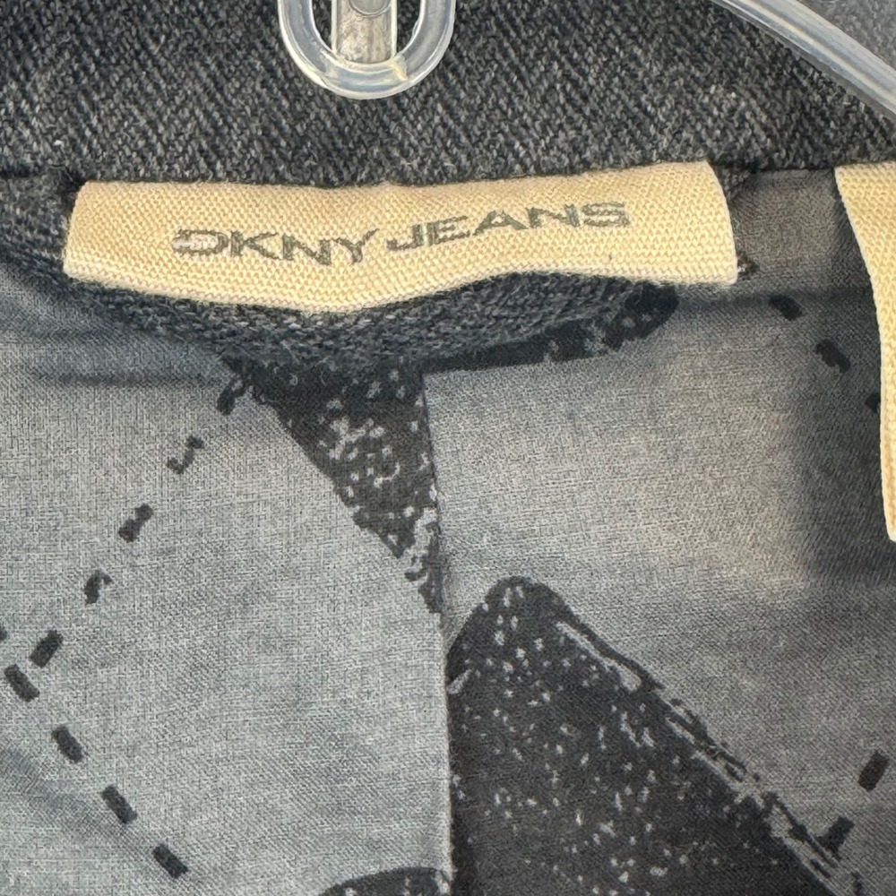 Lucky Brand Mens Charcoal Grey Herringbone Cotton Skull Lining Blazer Jacket L - Picture 12 of 16